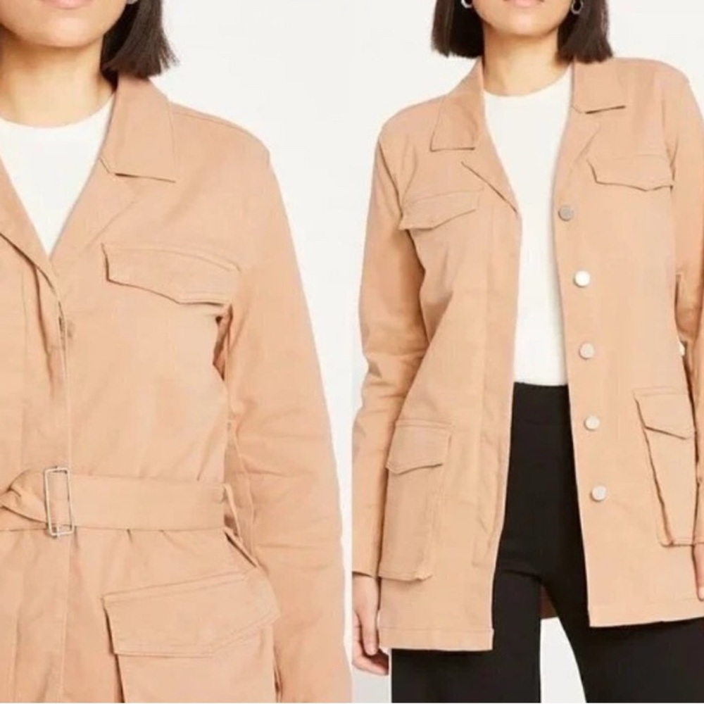 Universal Standard Bone White Utility Jacket Size XS